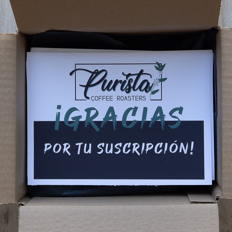 suscripción café