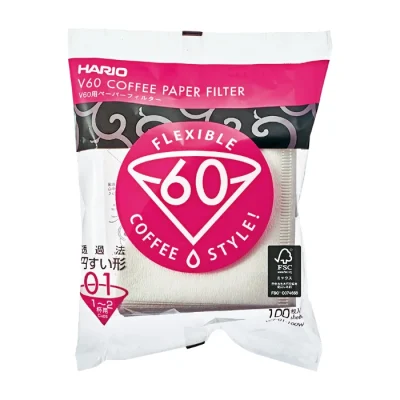 filtros de papel para tu cafetera v60