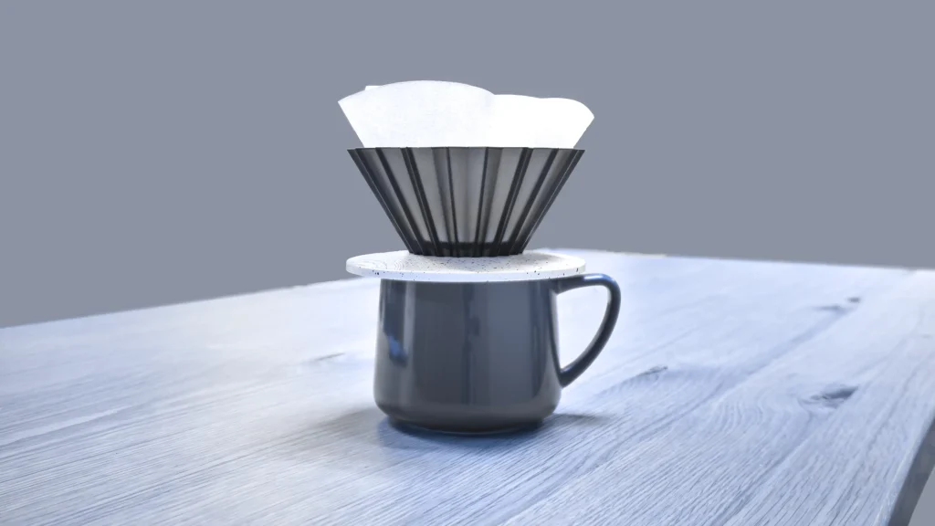 filtro origami taza - Purista Coffee Roasters